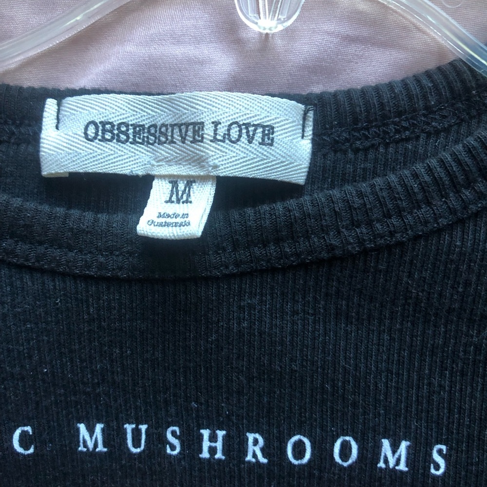Magic Mushroom baby tee y2k